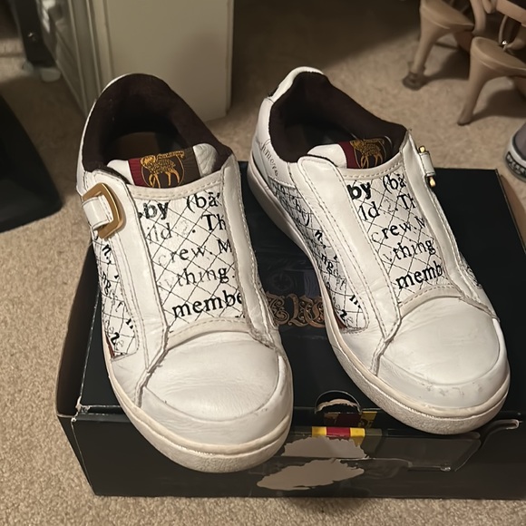 Gwen Stefani L.A.M.B. White tennis shoes - Picture 8 of 11